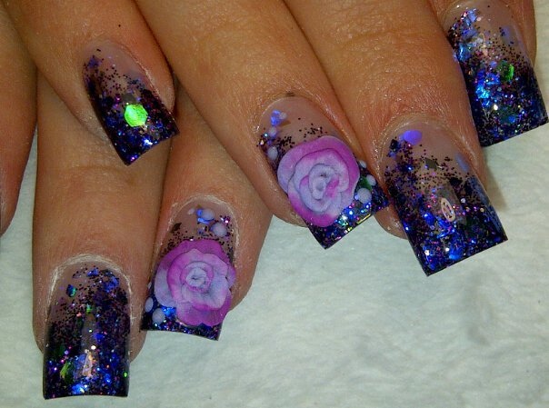 Purple passion with Purple roses