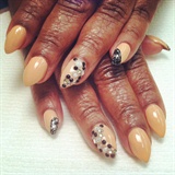 Almond Shaped Nails With Bling