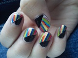 rainbow stripes