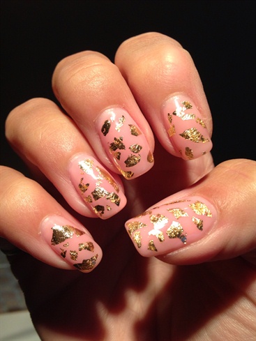 Pink And Gold Foil