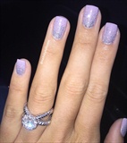 Client View Of Her Wedding Nails! 