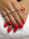 Gel nails with shellac