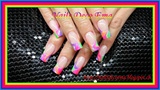 ongles multicolores