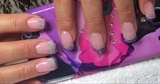 Purple Phone Nails 