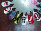 On The Road Nail Art