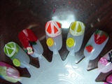 Fruit With Fimo Slices Nail Art