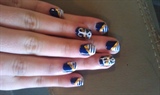 Blue Sailor Nails