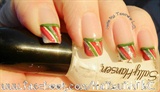 Candy Cane with Glitter