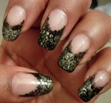 Black Gold Dotted French