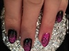 Pink And Black Nails