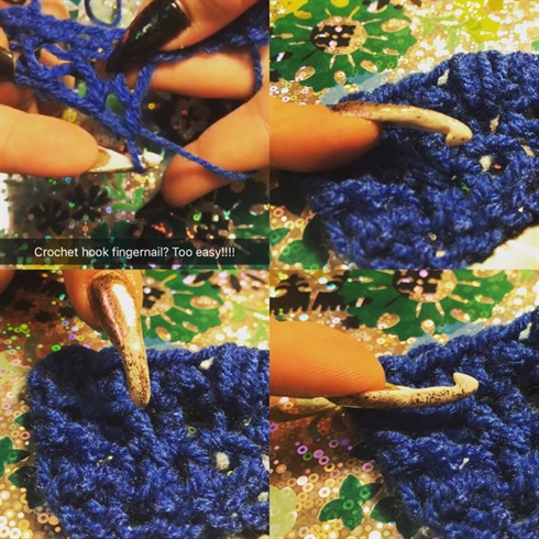 Crochet Hook Nail!!