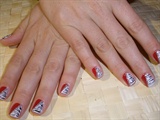 sexy zebra nails