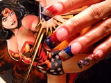 Wonder Women Nails by Janya