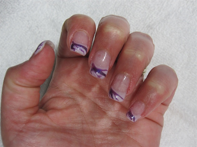 Marble Lilac and Purple