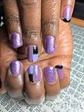 Purple Gel Manicure 
