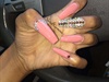 Pink Bling Nails 