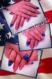 USA themed nails