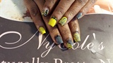 Grey &amp; Yellow Water Marble