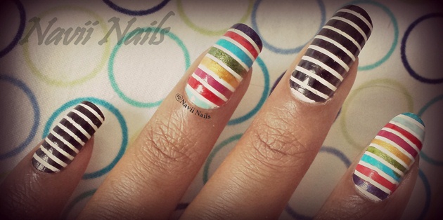 rainbow striped