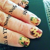Autumn Leaves with advanced stamping