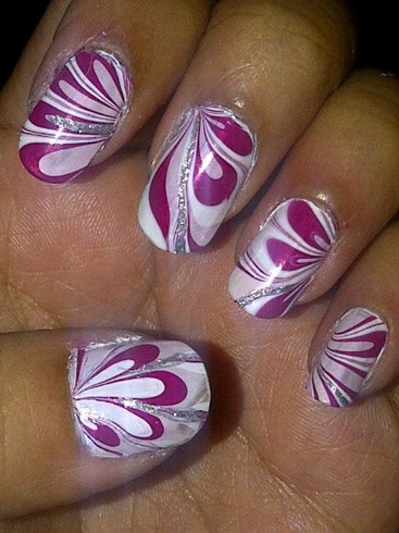 Pink Marble Effect