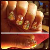 Cereal Nails inspired by Robin Moses