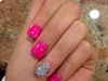 Hot Pink With Sparkle 