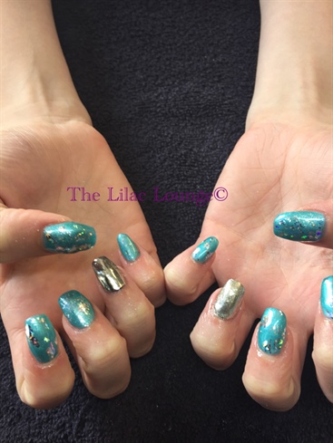 Jade With Chrome Nails