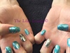 Jade With Chrome Nails