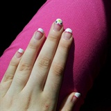 Hello Kitty french manicure