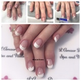 PolyGel Pink And White 
