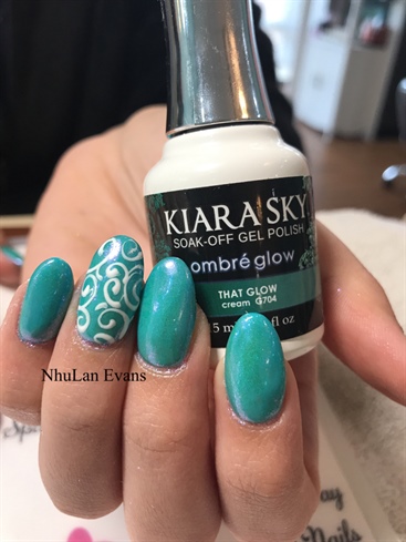 Ombr&#233; Teal