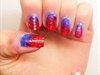 Red And Blue Ombre 
