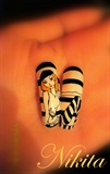 Nail art with a needle