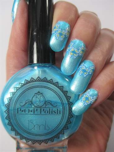Icy Blue Floral