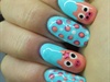 Piggy cute nail art 