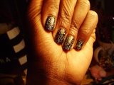 Black with Glitters.