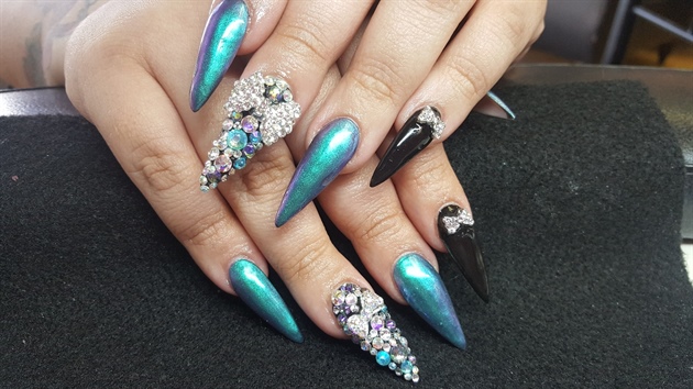 Duochrome with bling