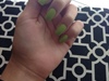 Green Square Nails