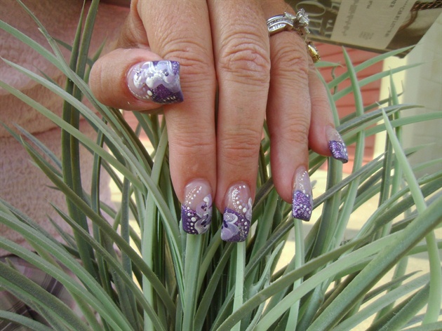  purple floral