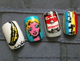 Andy Warhol Pop Art Nails 1