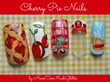 Cherry Pie Nails by NeverTooMuchGlitter