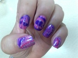 Water marble Purple and pink