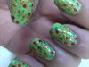 Green and gold w/ Dots