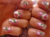 one stroke pink and white