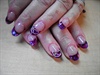 Valentines Nails Purple