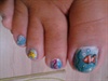 toes under the sea