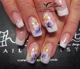 french with nail art