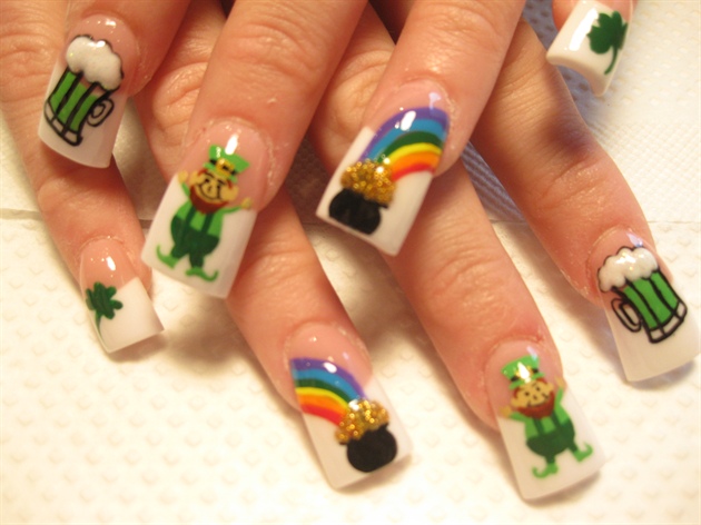 st patricks day by Oli123 from Nail Art Gallery.