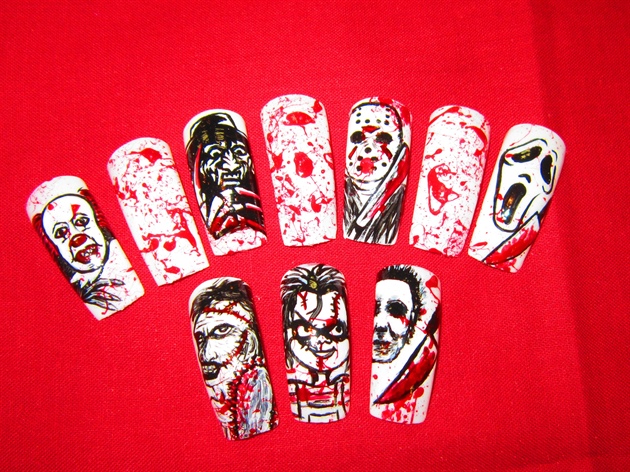 horror movie nails with Jason